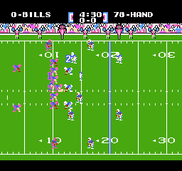 Tecmo Super Bowl gameplay screenshot